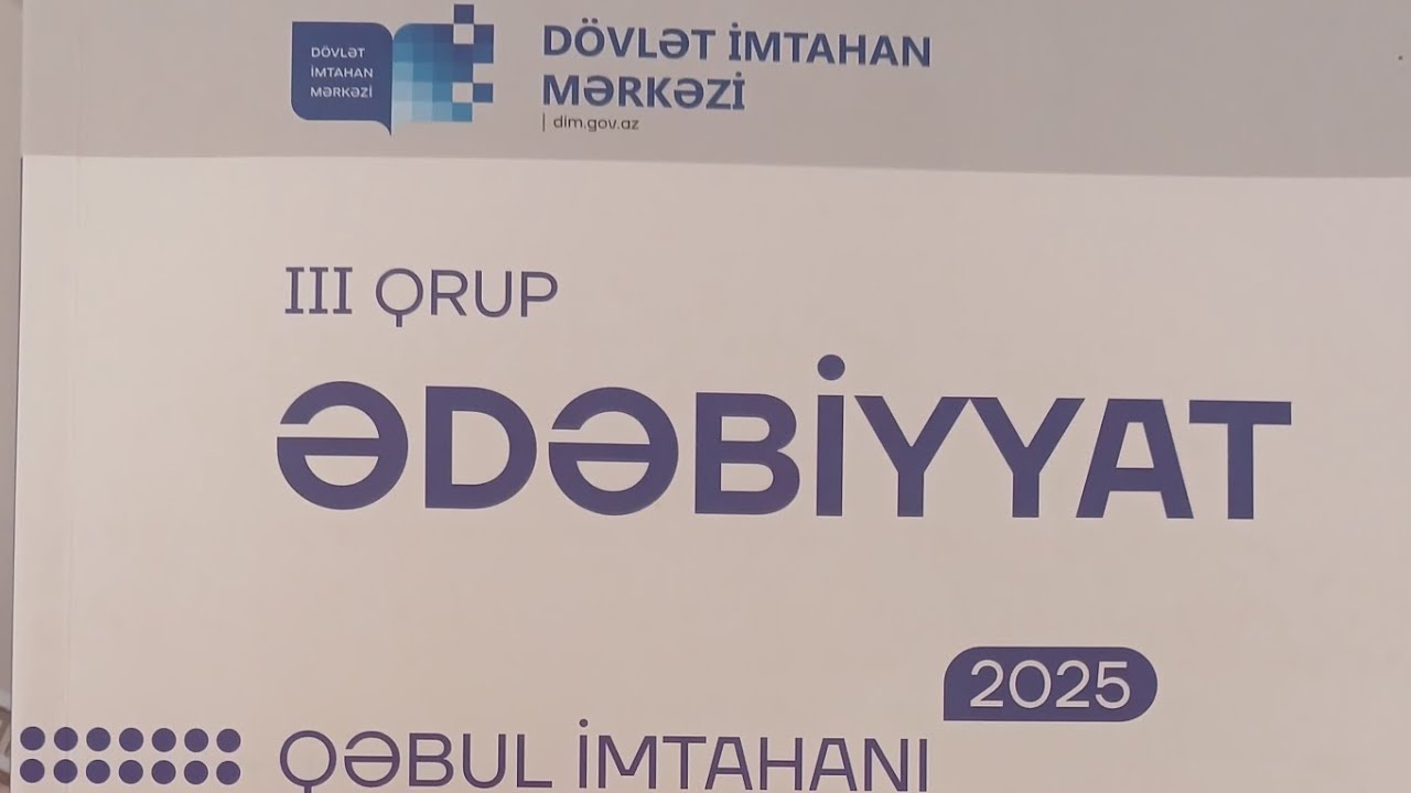 DİM 20 sınaq ədəbiyyat izahı.Sınaq 1
