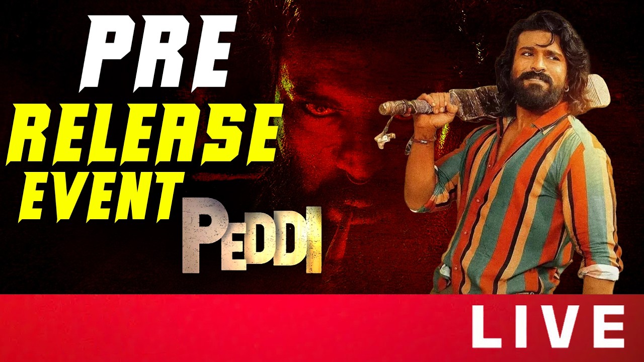 Peddi Movie Grand Pre Release Event Live | Ram Charan | Buchi Babu | Janhvi Kapoor || Bullet Raj