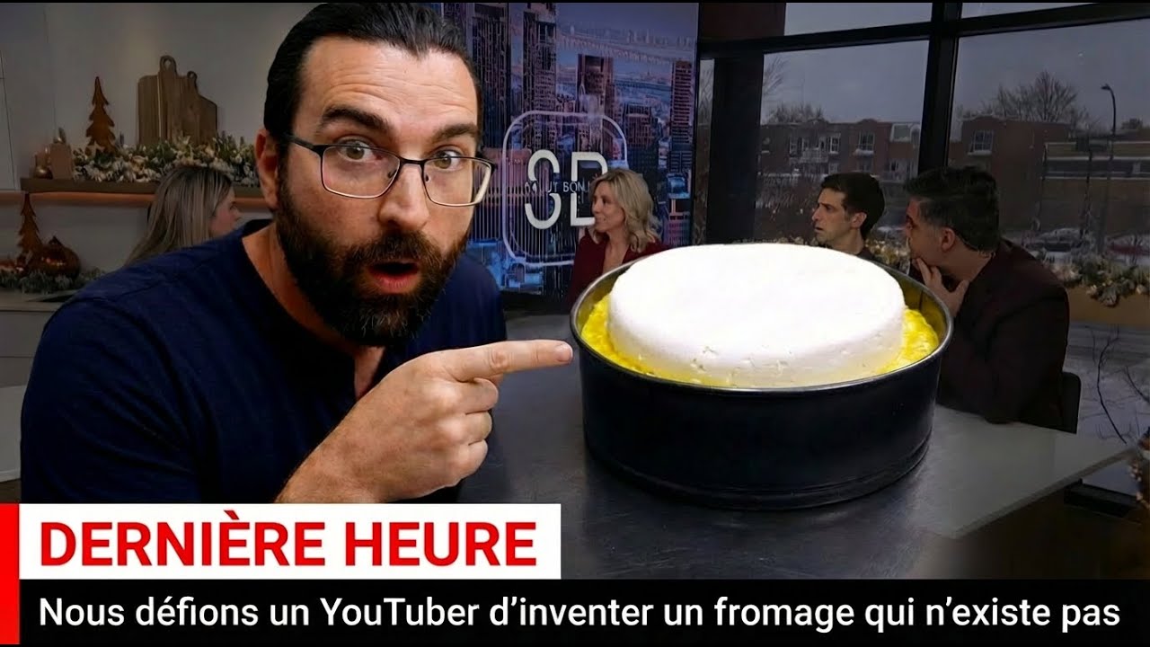 On m&rsquo;a d&eacute;fi&eacute; &agrave; la t&eacute;l&eacute; d&rsquo;inventer un fromage qui n&rsquo;existe pas.