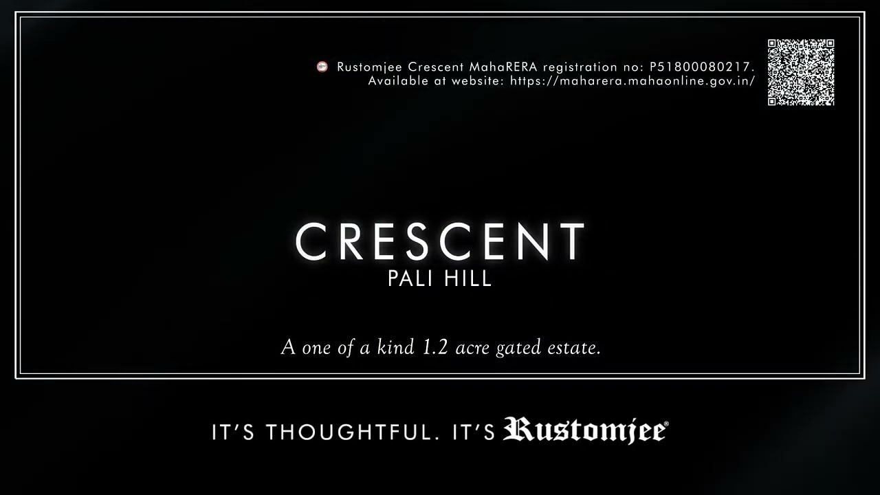 Rustomjee Crescent Pali Hill📞9552524937 Ulta Luxury 3 & 4 BHK By Appointment Only