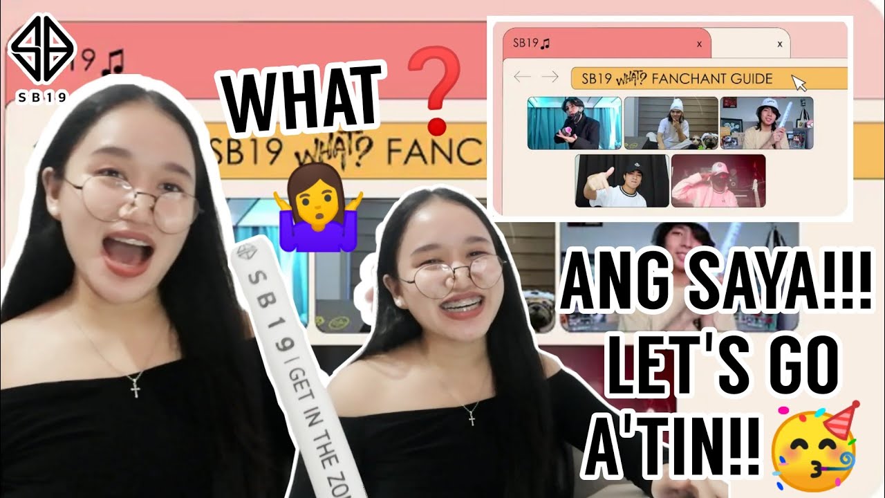 A'TIN REACTS TO SB19 'What?' Fanchant Guide | JessiMae