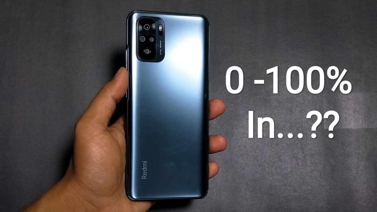 Redmi Note 10 Charging Speed Test 0-100% ⚡️#shorts