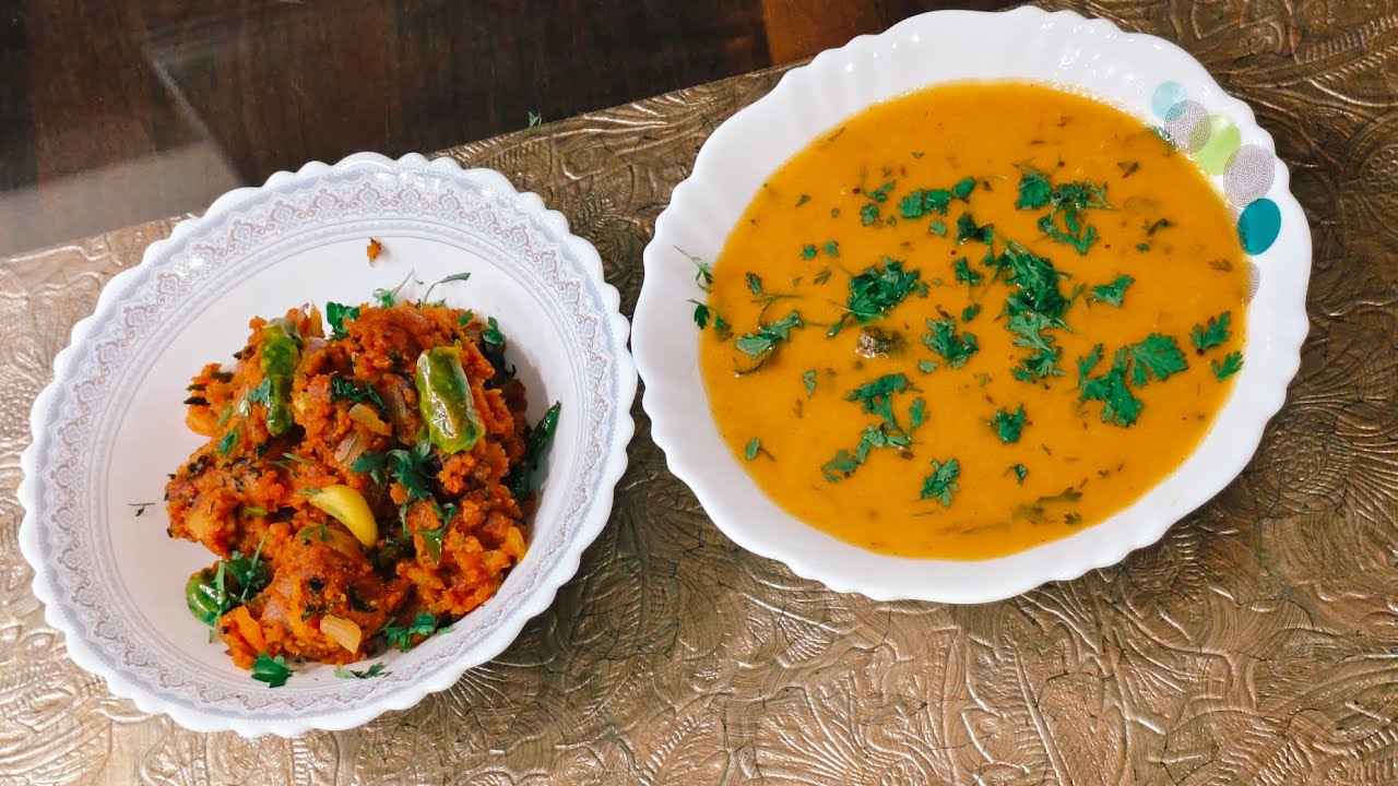 Besan Se 2 Sabzi 😋 | Rajasthani Sukha & Patla Besan Gaon Style Besan Recipe 🔥  Desi Khana ❤️