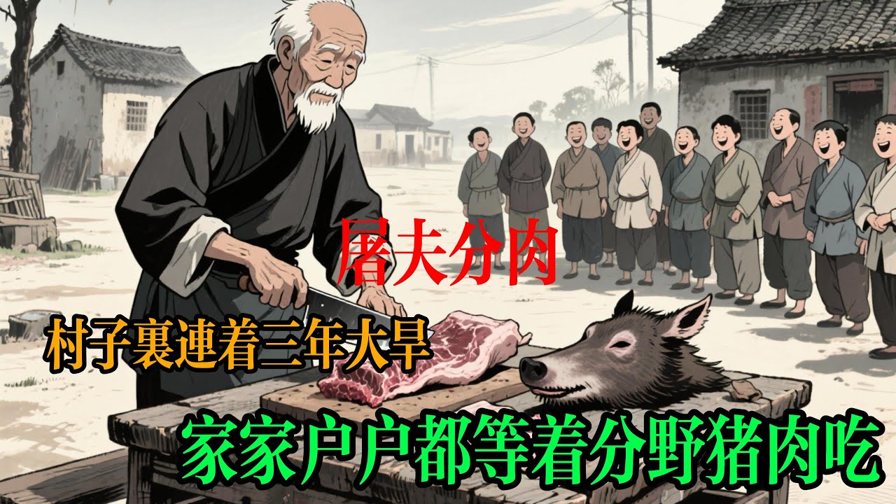 村里三年大旱，家家戶戶等著分豬肉吃 #恐怖故事 #悬疑小说  #恐怖悬疑 #惊悚故事