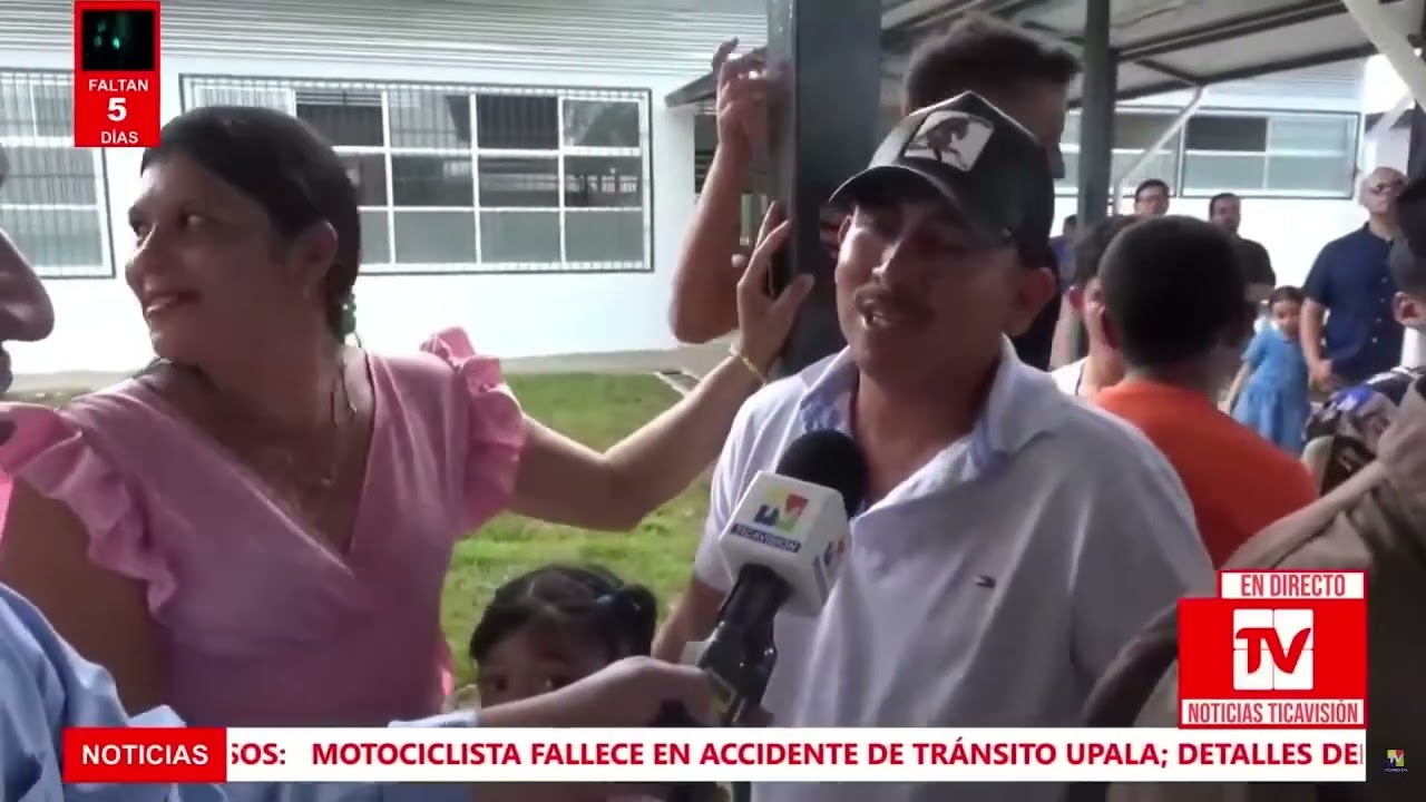 Presidente Chaves inaugura la primera mega escuela del país en la zona norte: México de Upala.
