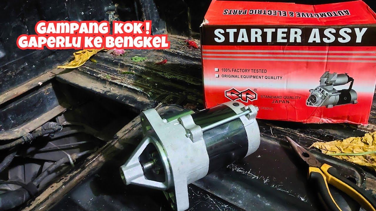 Ganti Dinamo Starter Carry Futura Injeksi Merk GP
