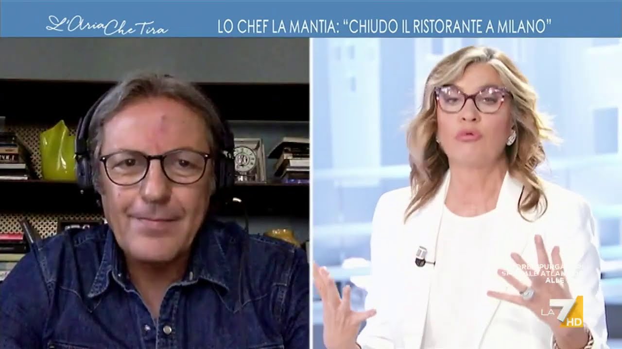 Lo chef Filippo La Mantia alza bandiera banca: 