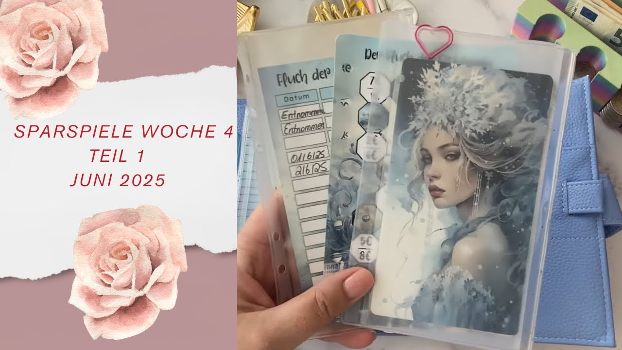 💕 Ich beende so viele Sparspiele wie möglich | 4. Woche Juni 2025 💕| Teil 1 | Umschlagmethode