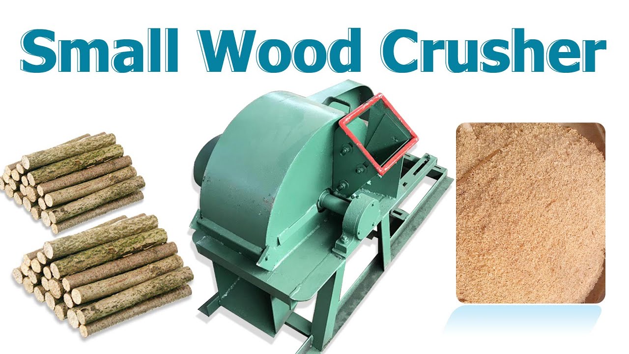 Small Wood Crusher | Household Wood Shredder Crusher Machine For Sale #SawdustGrinder #woodcrusher