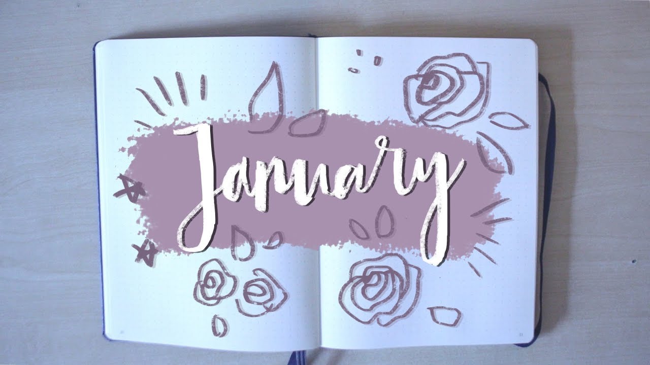 January 2018 // Bullet Journal Plan With Me