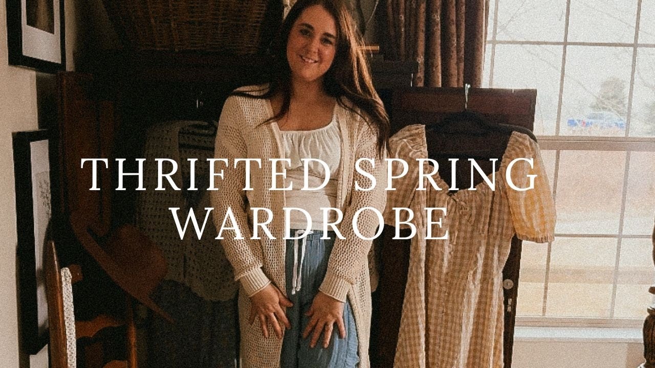 My Entire Spring Wardrobe is Thrifted | Simple Homestead Style