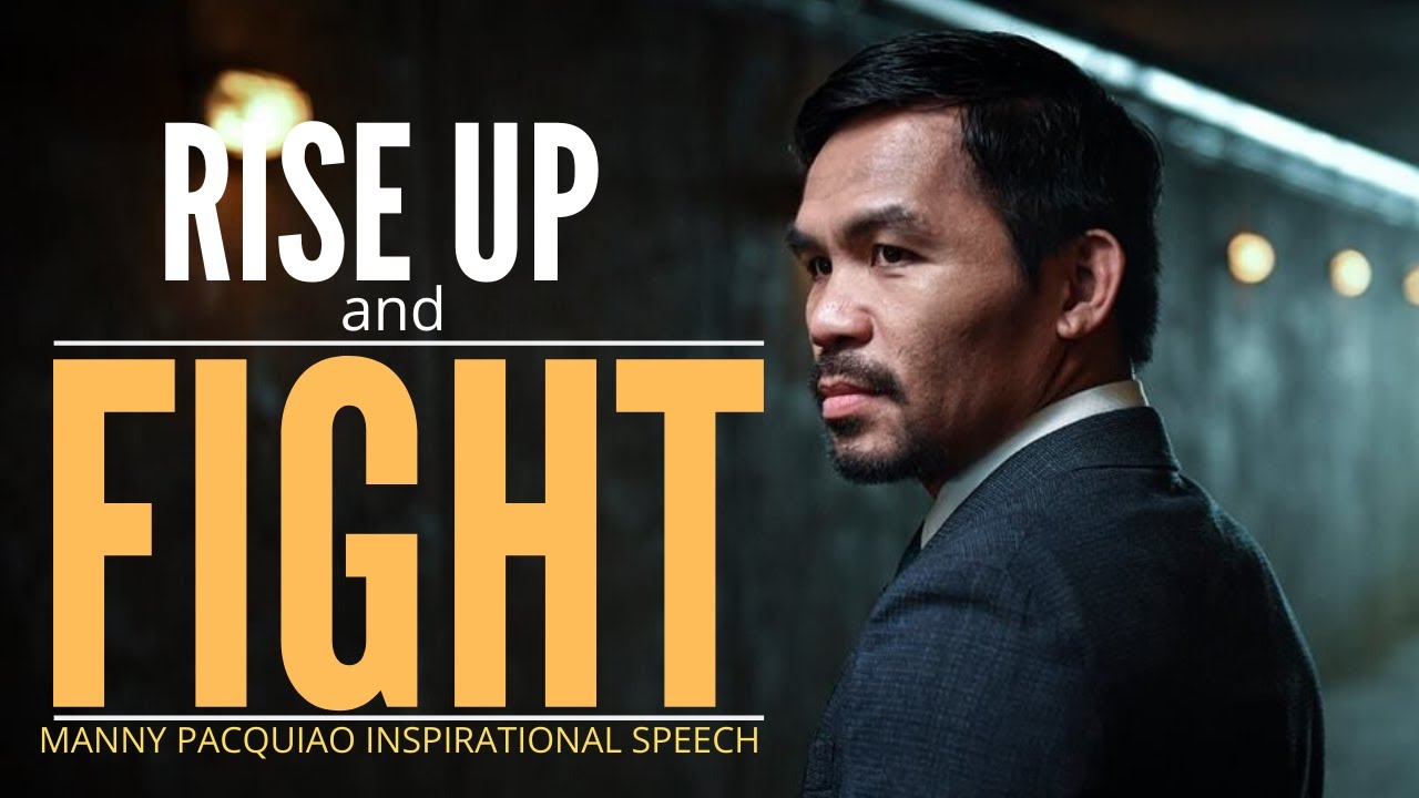 Manny Pacquiao Inspirational speech | Powerful speech from a powerful puncher in the world