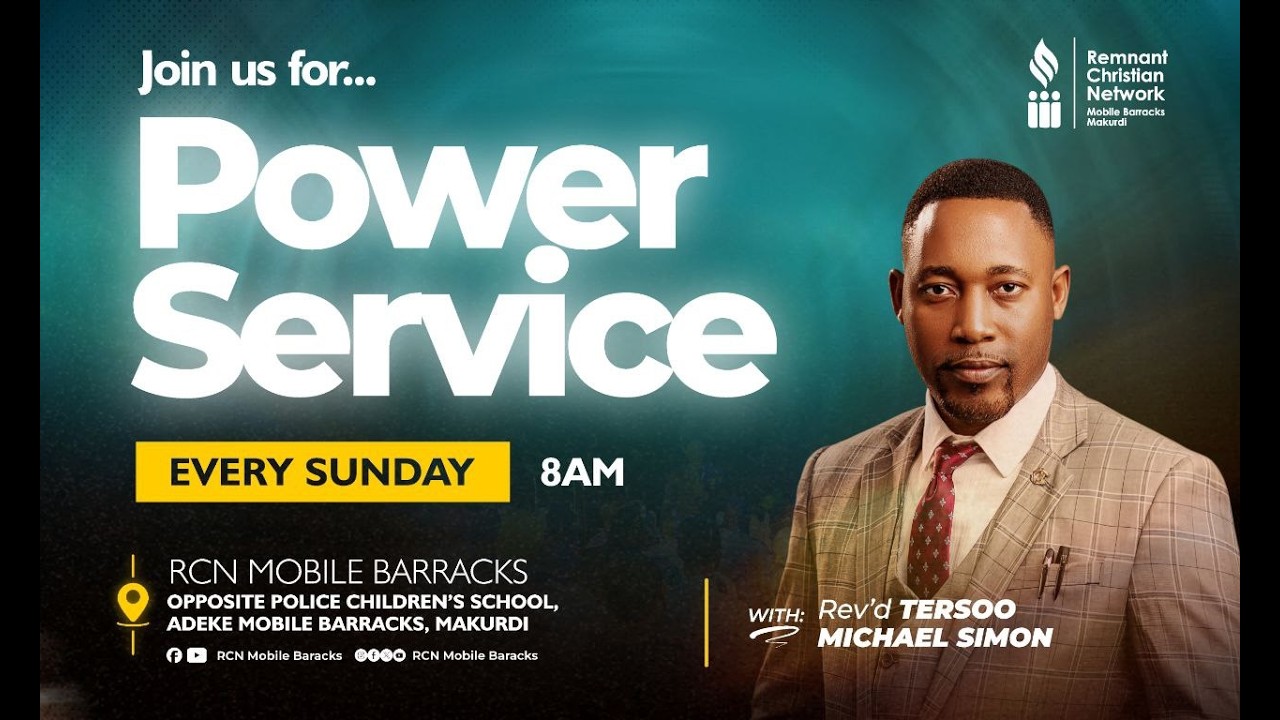 POWER SERVICE || REVEREND TERSOO MICHAEL SIMON || RCN MOBILE BARRACKS  | | 08.03.2026