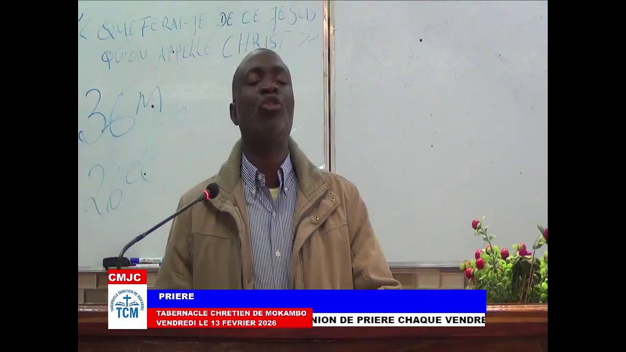 VENDREDI LE 13 FEVRIER 2026 ''QUE FERAI-JE DE JESUS APPELE CHRIT?'' FR MICHEE AMISI