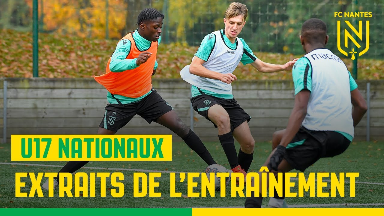 Entraînement U17 : Les canaris préparent la rencontre face au SO Cholet