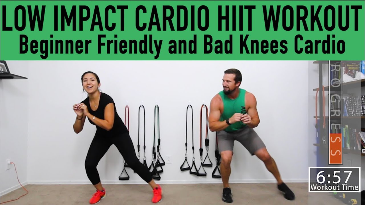 LOW IMPACT CARDIO HIIT WORKOUT - Beginner friendly and good for bad knees workout