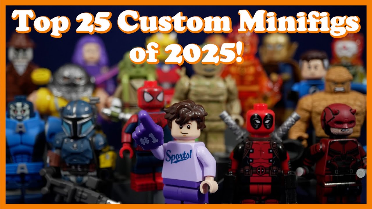 Топ-25 кастомных минифигурок Lego 2025 года!