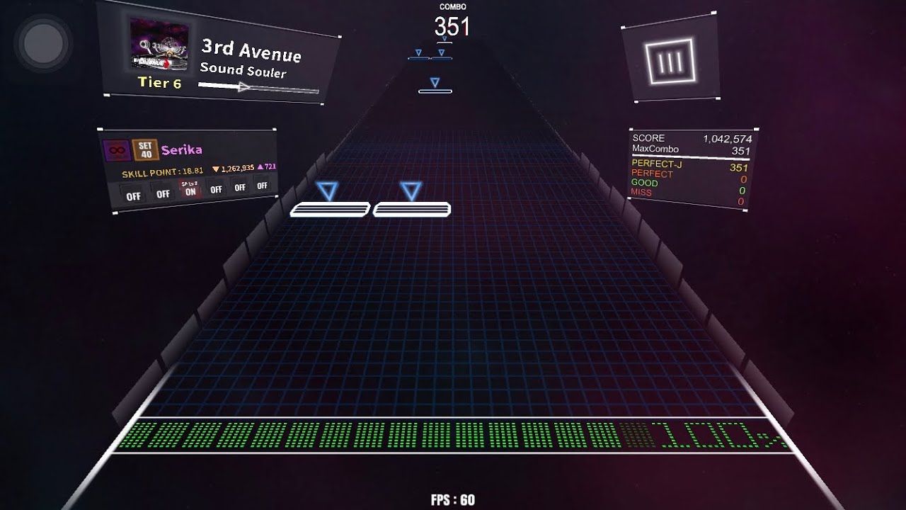 3rd Avenue / Tier 6 SCなし / DanceRail3 譜面確認