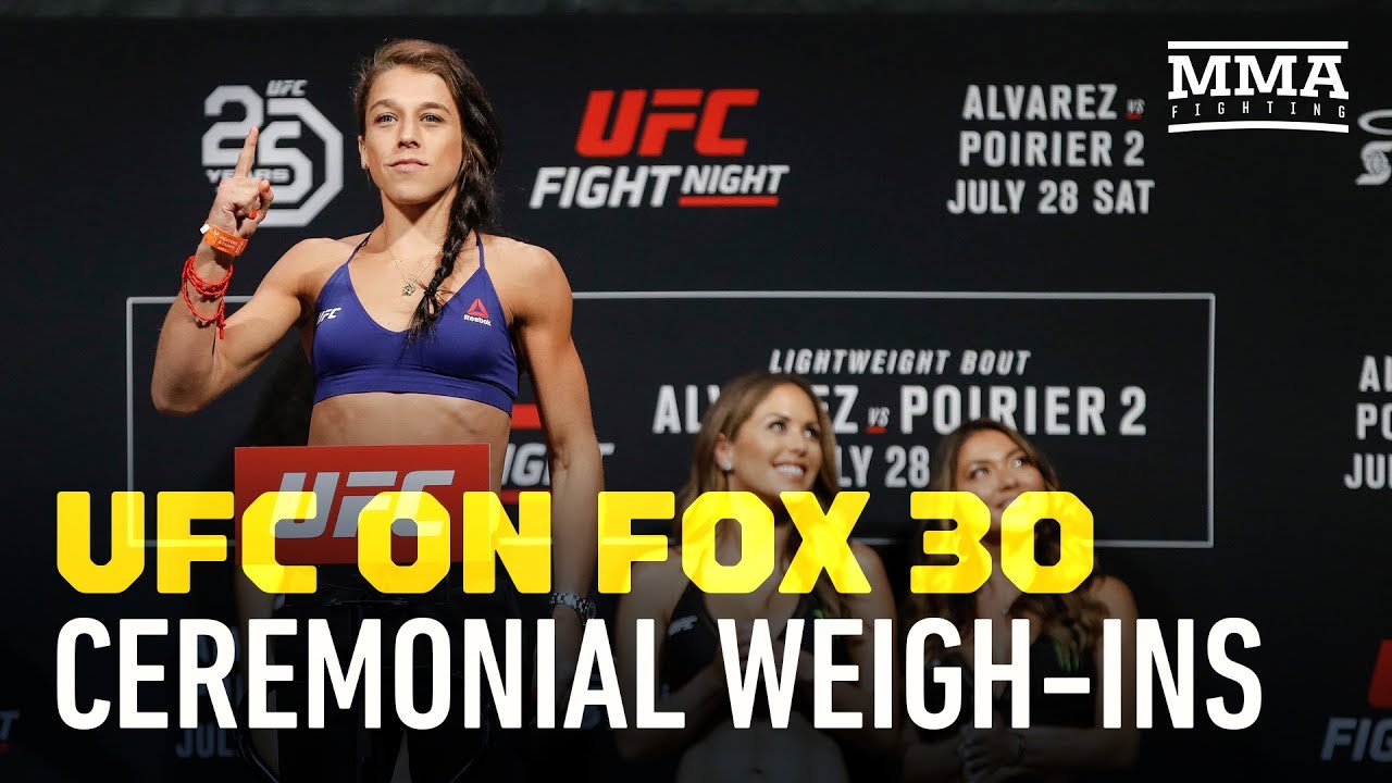 UFC on FOX 30 Ceremonial Weigh-In Highlights - MMA Fighting