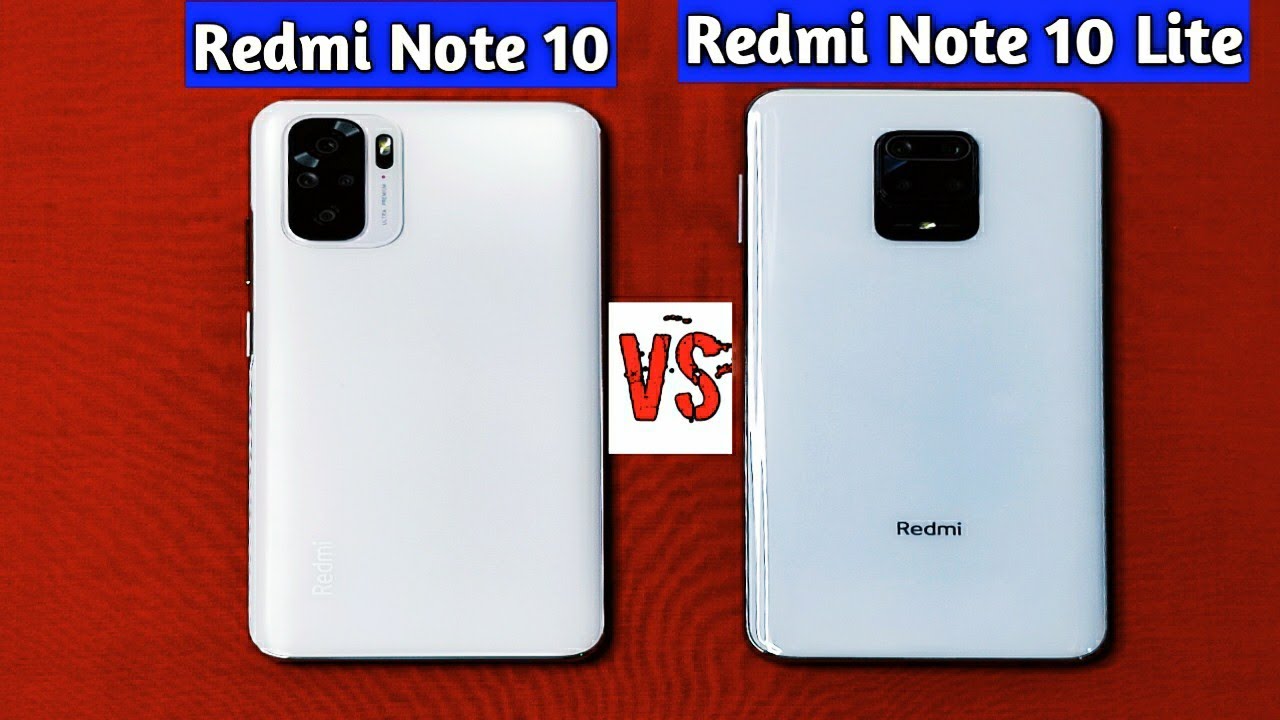 Redmi Note 10 vs Redmi Note 10 Lite Speed Test & Camera Comparison |