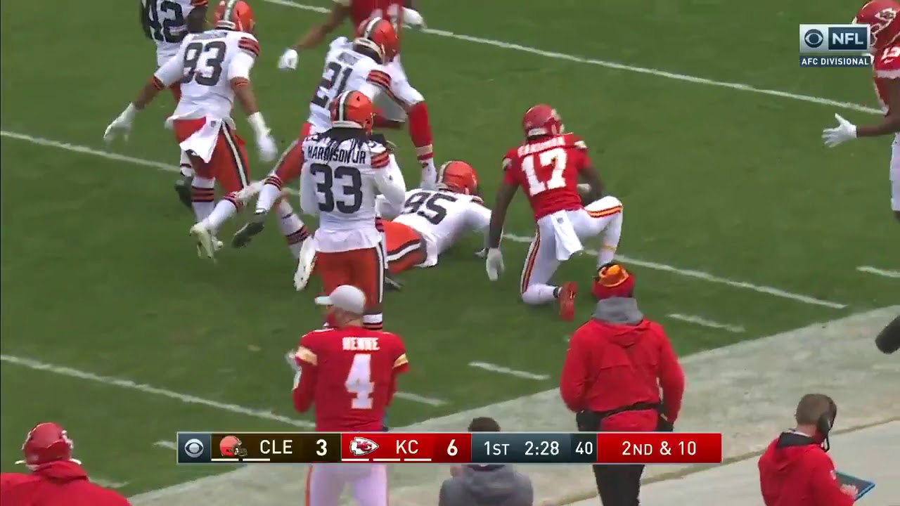 Mecole Hardman Huge 41 Yard Gain!