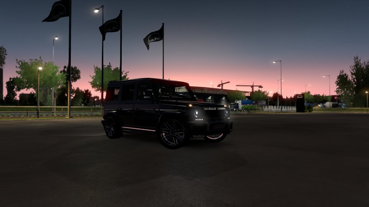 Легковая тачка в ETS2!!!! Я бандит??? Обзор мода?!