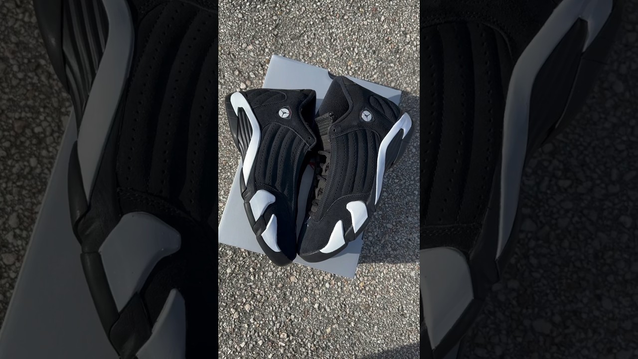 Unboxing the Air Jordan 14 Retro &lsquo;Black White&rsquo; 👟