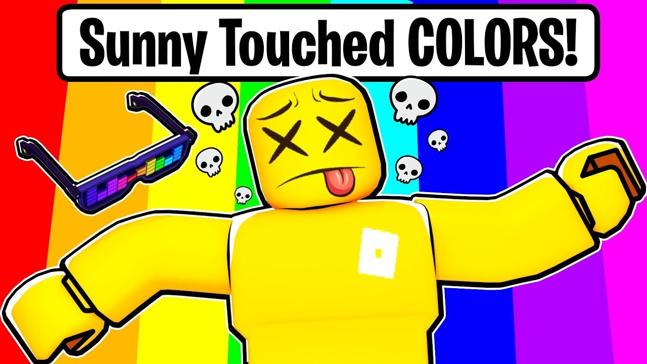 It's Roblox BUT WE CANT TOUCH COLORS