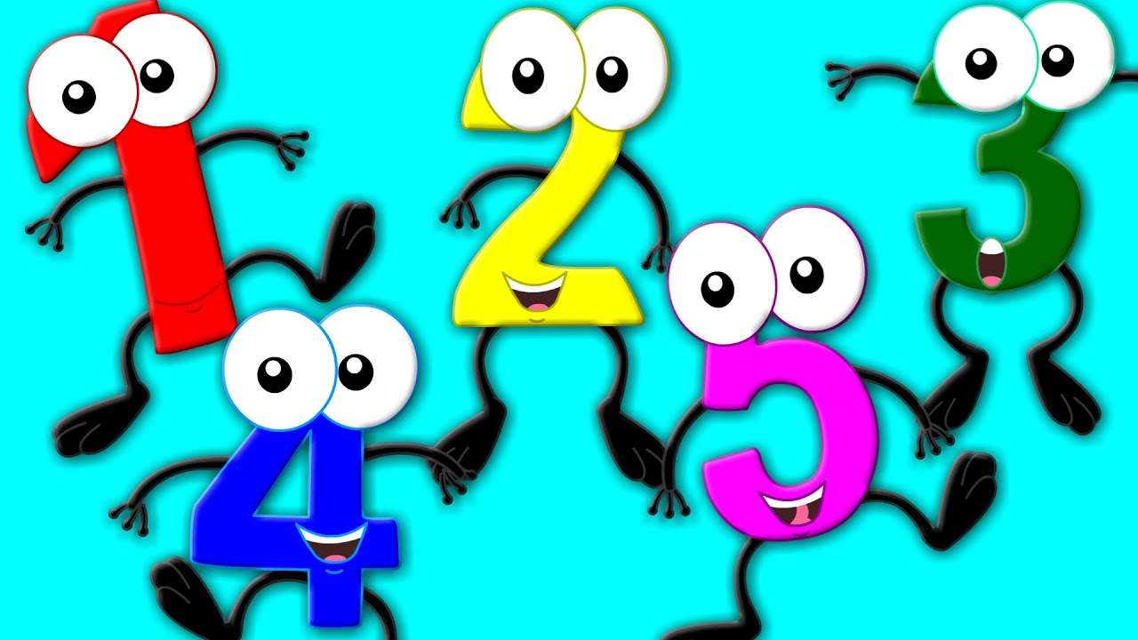 Five Little Numbers | Numbers Song From Pre School