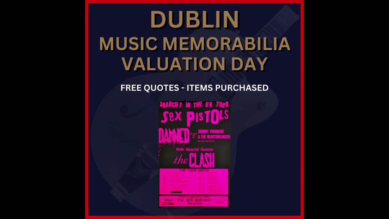 Dublin Music Memorabilia Valuation Day