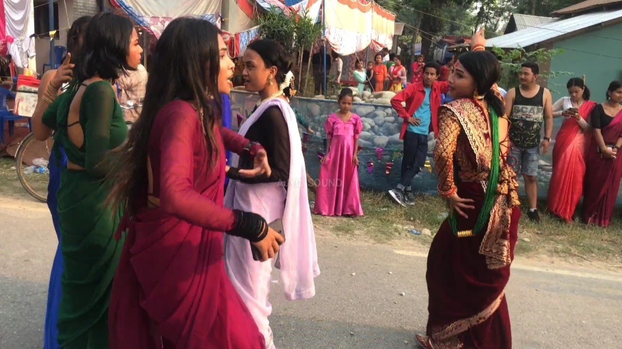 Lahanga Uthawake Abhinand Karela Tharu Wedding Dance in Chitwan||2022||AJYC SOUND