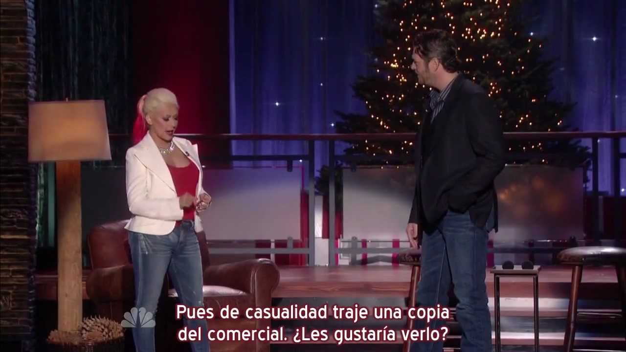 Christina Aguilera & Blake Shelton - Especial Navideño 2012 (Subtítulos español)