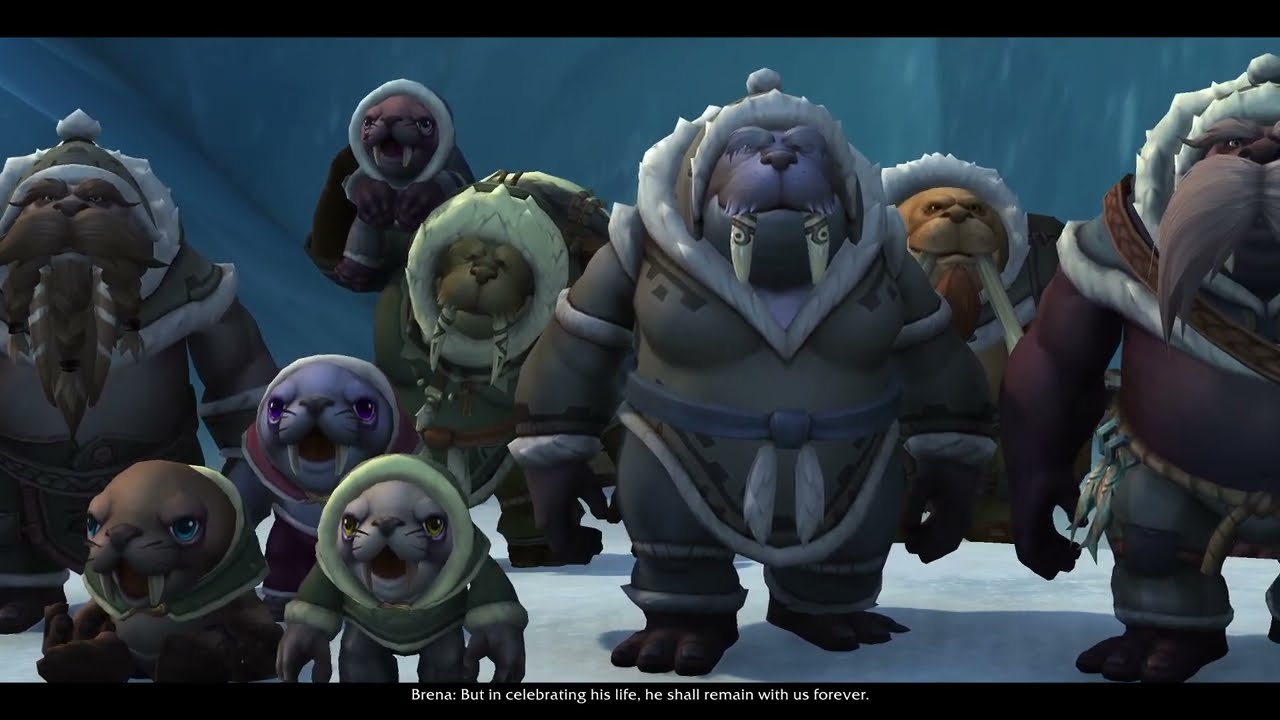 Tuskarr Funeral - Cutscene - World of Warcraft Dragonflight