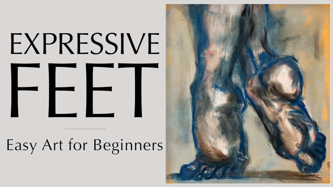 Expressive feet - Easy Art for Beginners