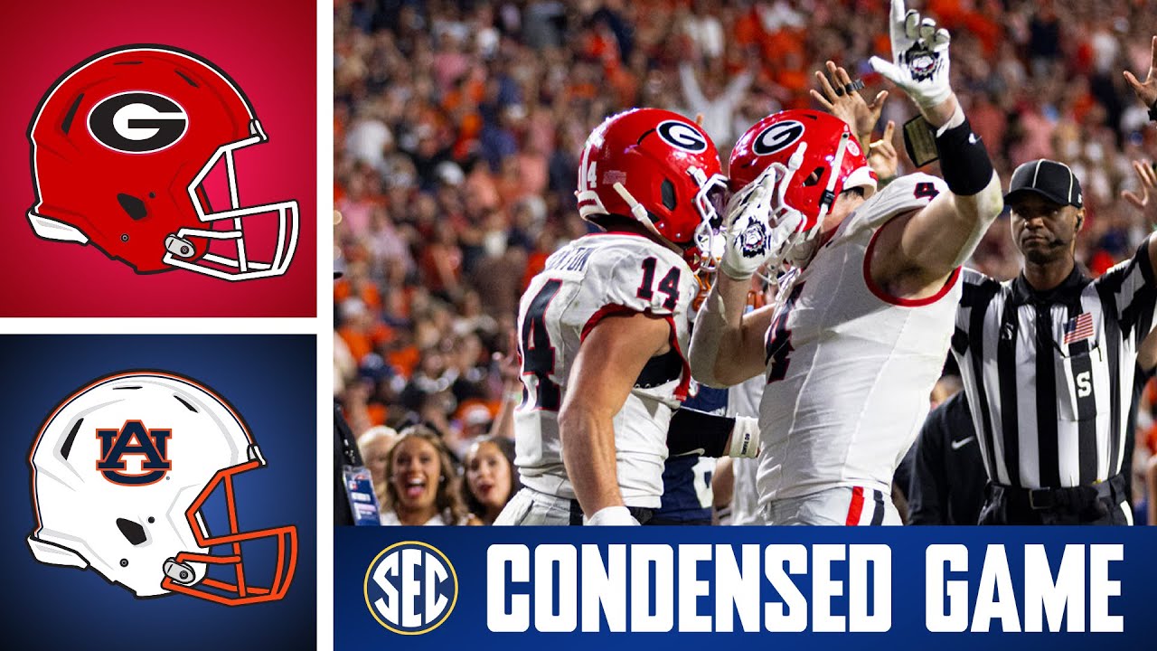 No. 10 Georgia Bulldogs at Auburn Tigers | Condensed Game | 2025 SEC Football