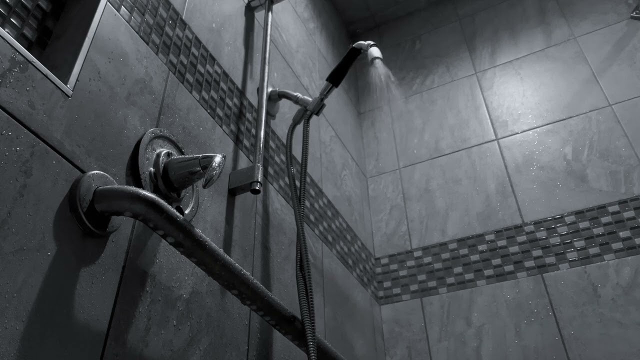 6 HOUR Dark Shower Sounds - Authentic Soothing White Noise Sleep Sounds