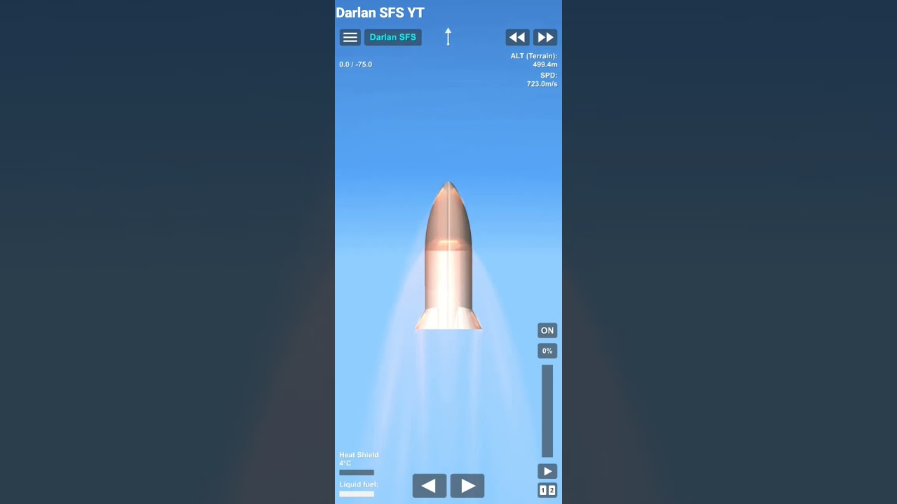 magnetic rocket #spaceflightsimulator #nodlc #sfs #bp #blueprint #youtubeshorts #ytshorts #new