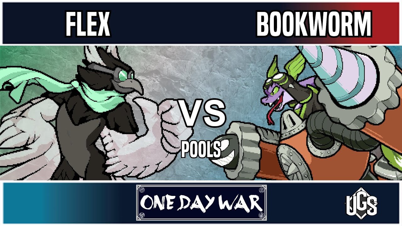 One Day War  -  Pools  -  Flex(Wrastor) Vs. Bookworm(Elliana)