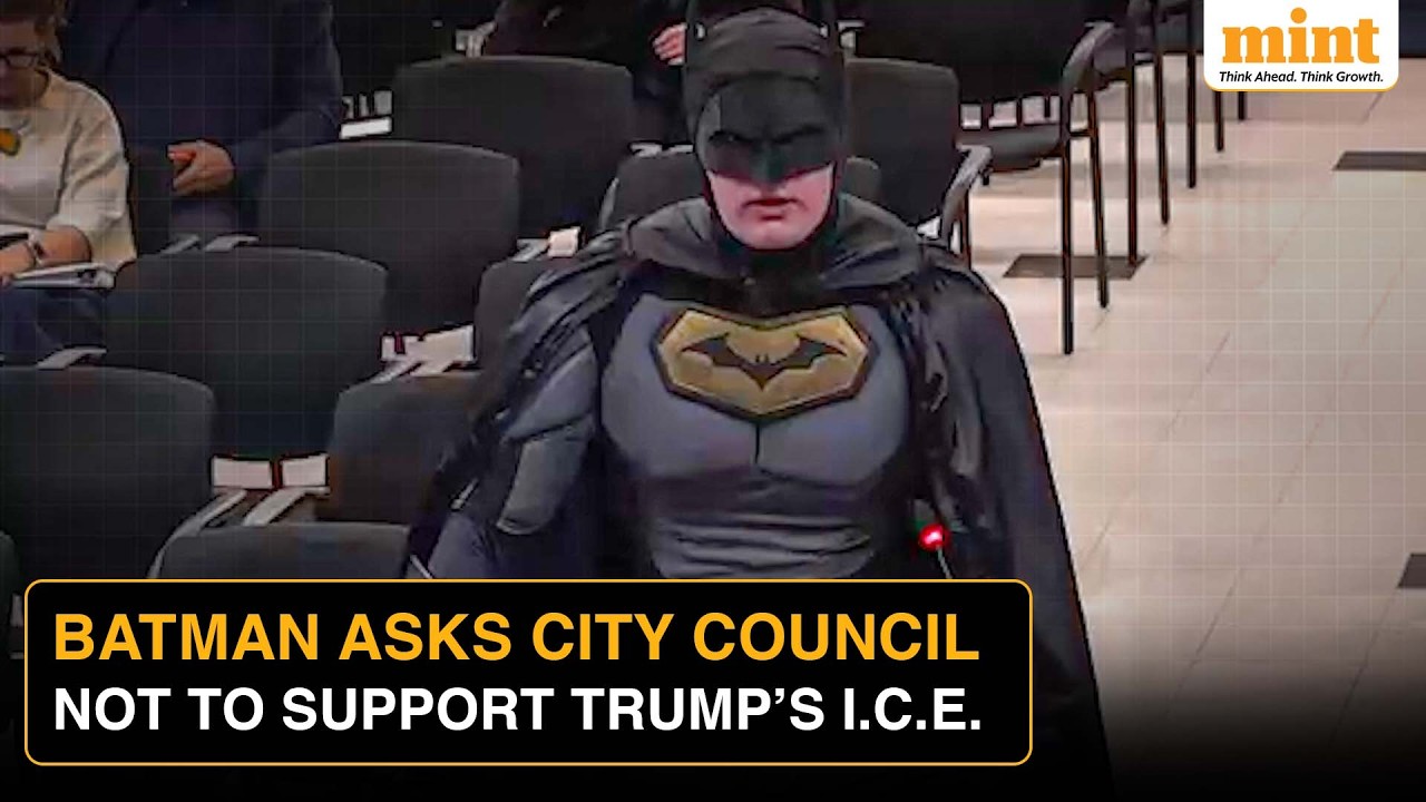 I.C.E. Vs. Batman: Caped Man Calls Santa Clara Council ‘Cowards’ For Supporting I.C.E | Watch