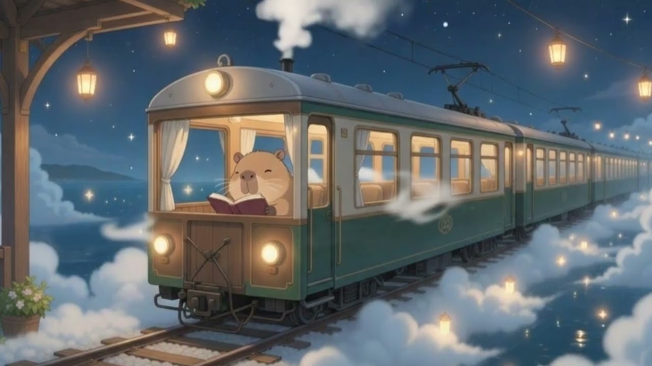 🚃 Midnight Train Ride | Calm Study Lo-Fi