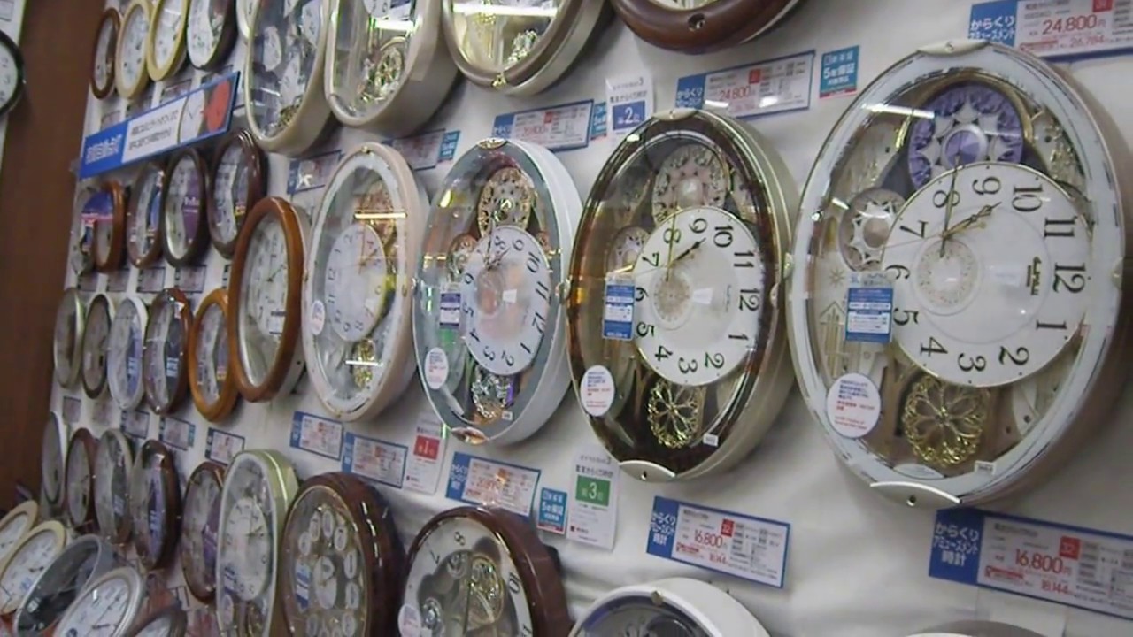 【一気鳴らし】有楽町ビックカメラの時計14時の様子 2017-6-24