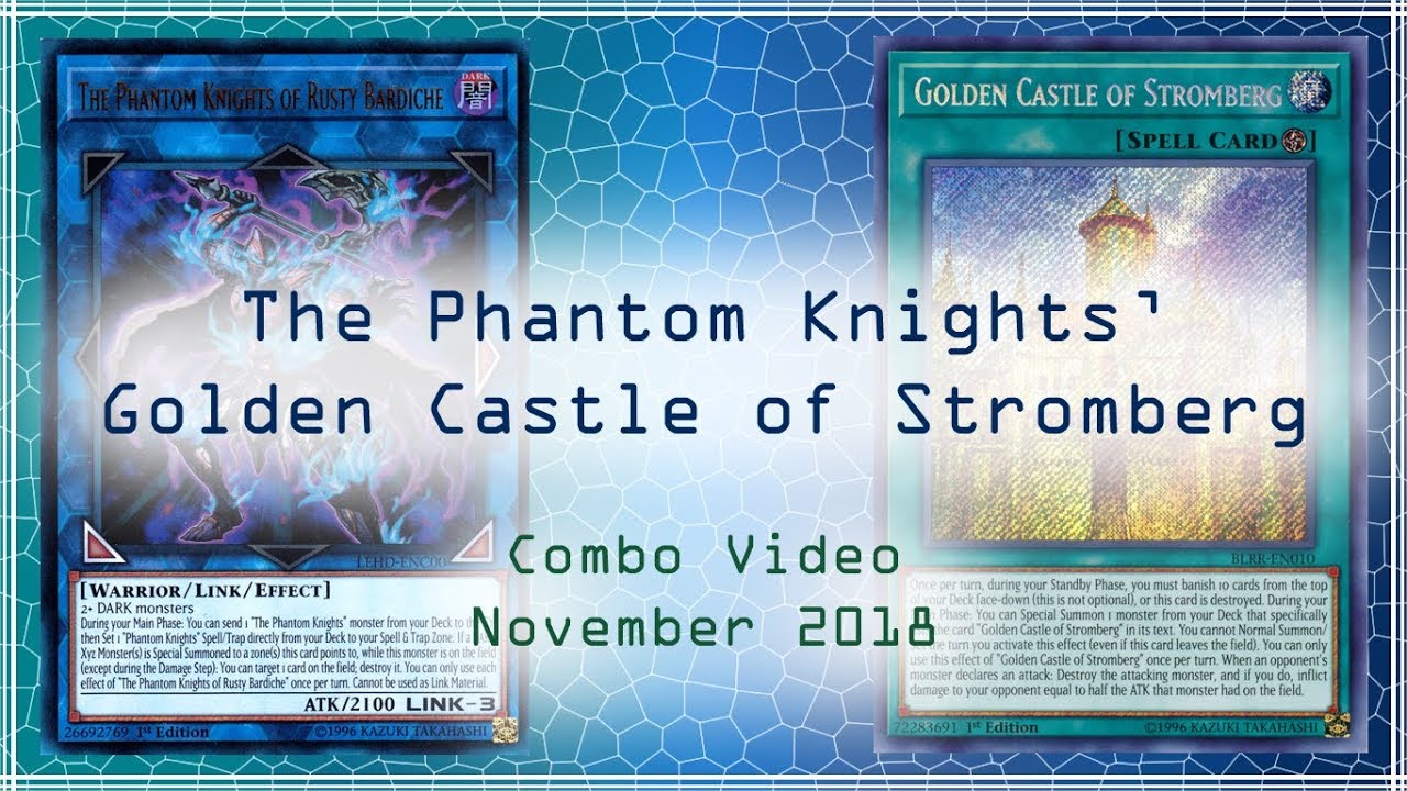 60 Card Phantom Knights with Golden Castle of Stromberg