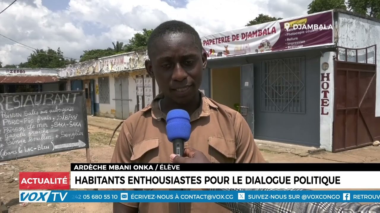 Habitants enthousiastes pour le dialogue politique