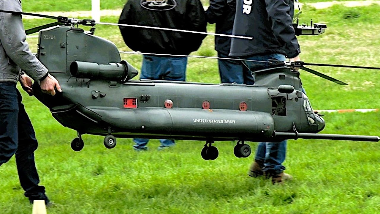 NEW SUPER BIG RC CHINOOK MH-47G SCALE HELICOPTER - AIRBORNE - ROTOR LIVE 2024