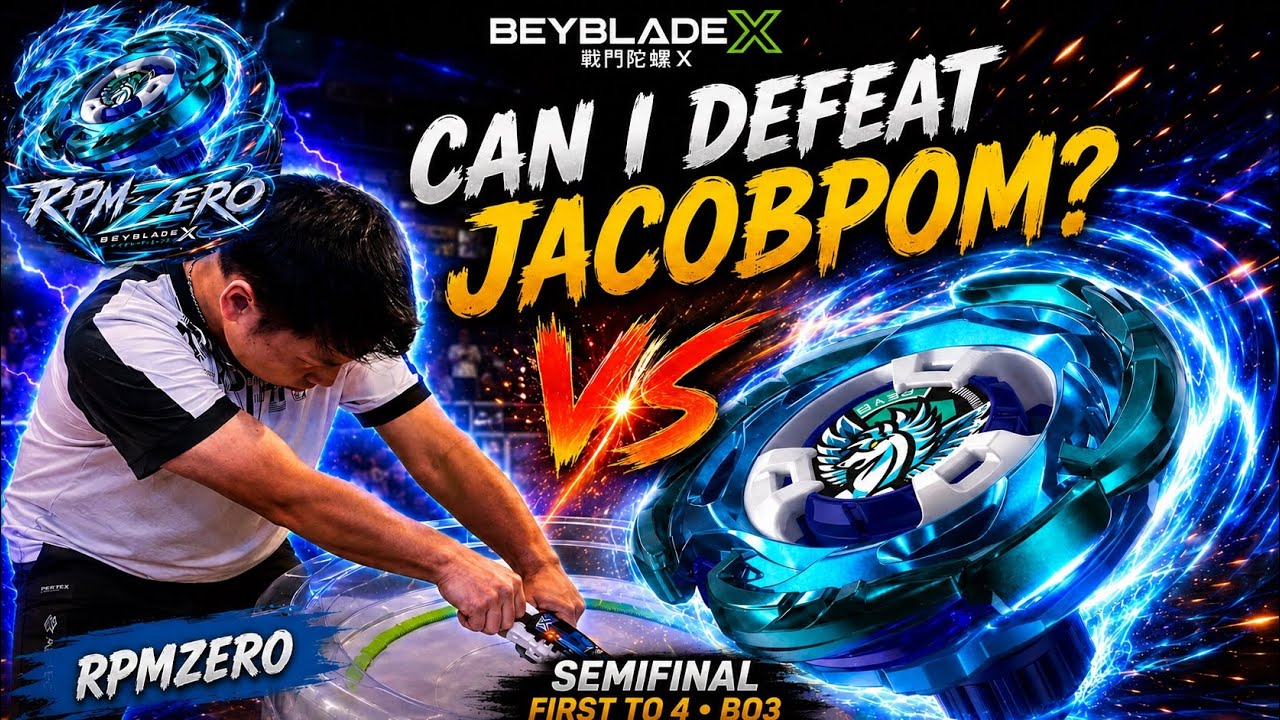JacobPom Wasn&rsquo;t Ready for This&hellip; | Beyblade X Semifinal