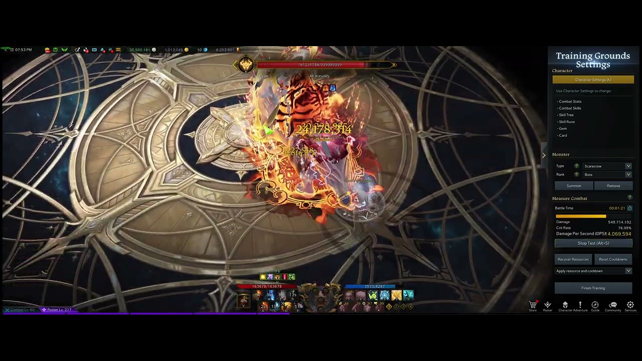 [Lost Ark] 1560 DB Striker Trixion Parse - 12.7m 2 min