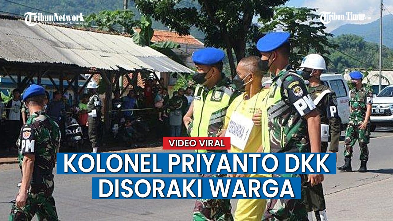 FULL VIDEO Rekonstruksi Kasus Tabrak Lari Sejoli di Nagreg, Kolonel Priyanto dkk Disoraki Warga