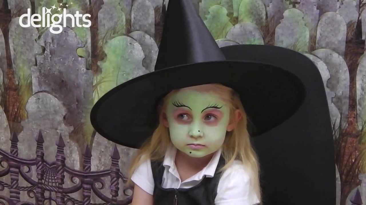 Witch Face Paint - Children's Halloween Witch Tutorial
