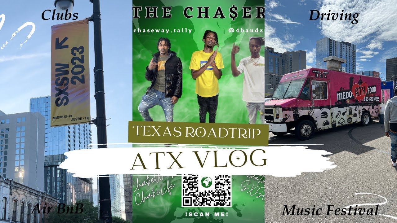 Texas Vlog| SXSW Festival, 22 hour roadtrip, staying in a Air BnB, + more