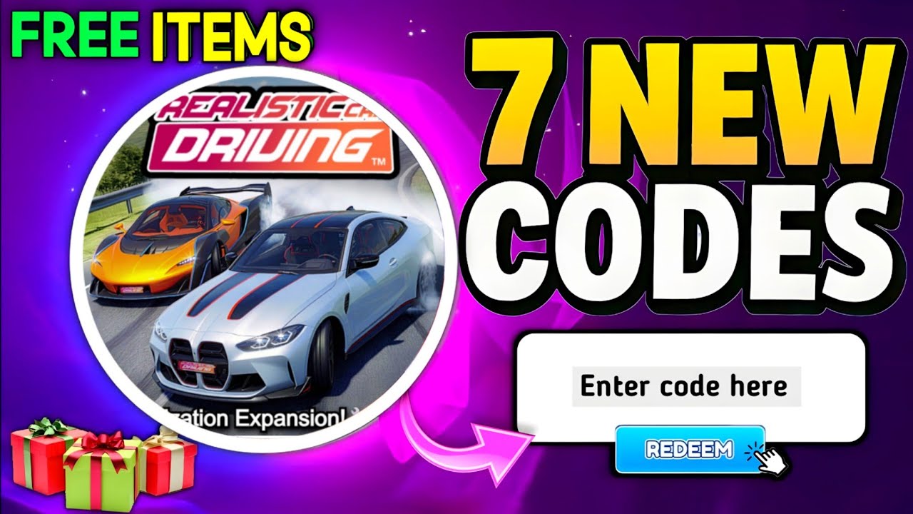 ⚠️SECRET CODES⚠️REALISTIC CAR DRIVING CODES IN FEBRUARY 2026 - ROBLOX REALISTIC CAR DRIVING CODES